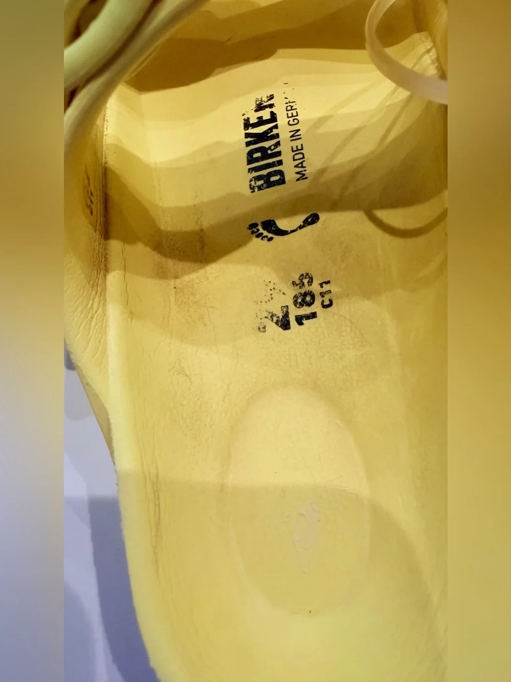Birkenstock Kids Yellow Double-Buckle EVA Sandals